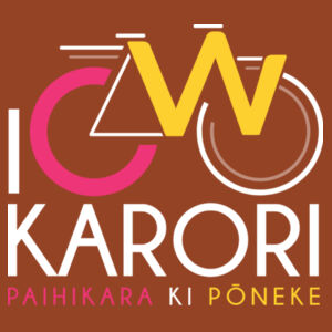 I Cycle Karori - Womens Maple Tee Design