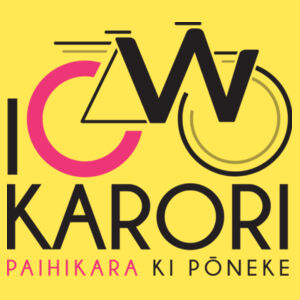 I Cycle Karori - Womens Maple Tee Design