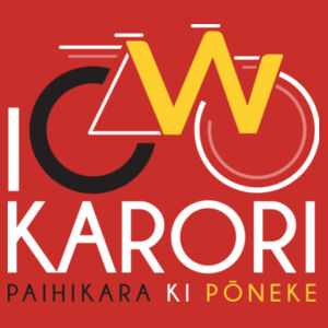 I Cycle Karori - Womens Maple Tee Design