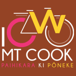 I Cycle Mt Cook - Womens Maple Tee Design