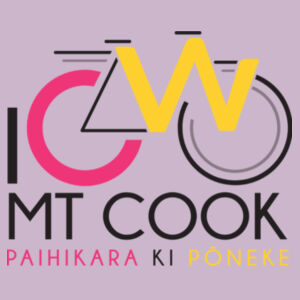 I Cycle Mt Cook - Womens Maple Tee Design