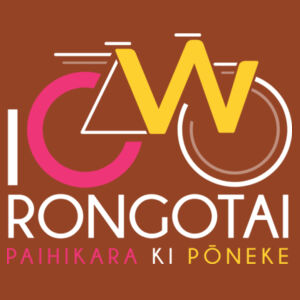 I Cycle Rongotai - Womens Maple Tee Design