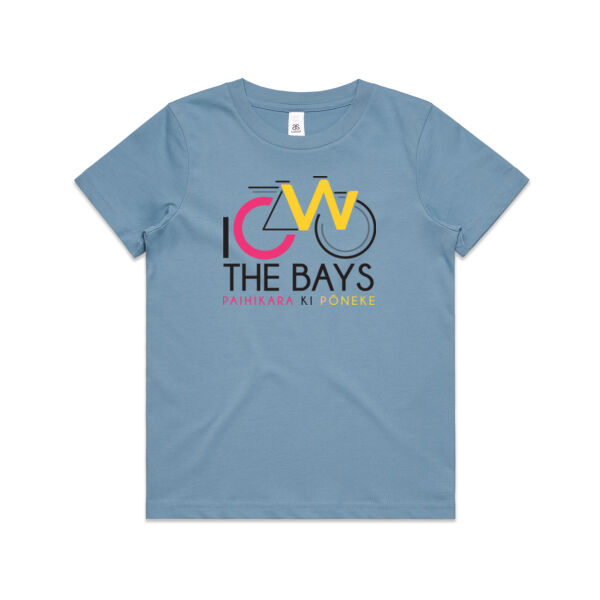 I Cycle The Bays - Kids Youth T shirt Thumbnail
