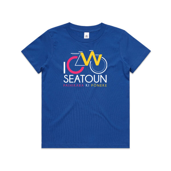 I Cycle Seatoun - Kids Youth T shirt Thumbnail